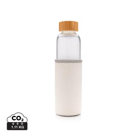 Borosilicaatglas fles met PU sleeve