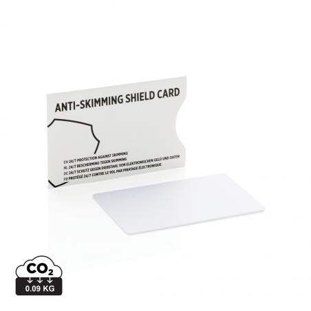 Anti-skimming beschermkaart met actieve stoorzender chip
