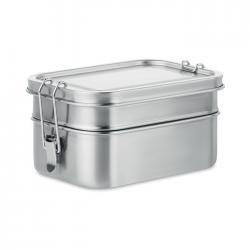 Rvs lunchbox 1200ml Double...