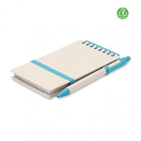 A6 gerecycled karton notebook Mito set