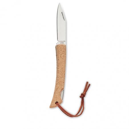 Opvouwbaar mes met kurk Bladekork
