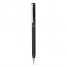 ZWART Aluminium balpen met clip en draaimechanisme Lesley metallic