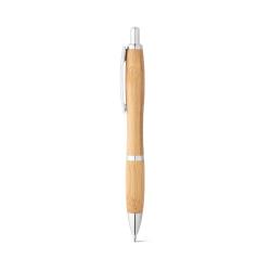 Bamboe balpen met clip en...