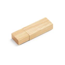 Usbstick met 8 gb in bamboe...