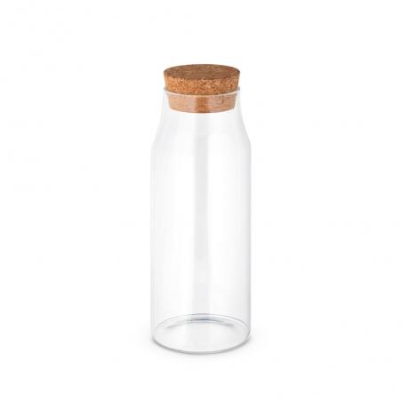 Glazen fles met kurken deksel 1 liter Jasmin 1000