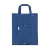 Opvouwbare tas in katoen 50% gerecycleerd katoen 30% en polyester 20% rpet 140 gm² Siena