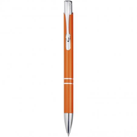 Moneta balpen van gerecycled aluminium (zwarte inkt) 