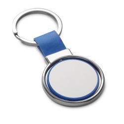 Metalen en pu sleutelhanger...