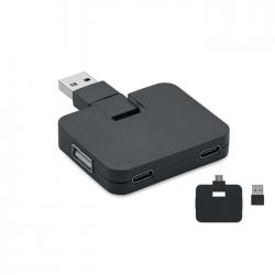 4-Poorts usb-hub Square-C