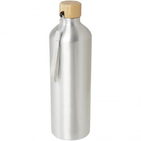 Malpeza 1000 ml waterfles van RCS-gecertificeerd gerecycled aluminium 