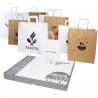 Sample box met tassen van kraftpapier 