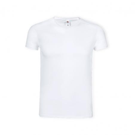 Wit T-Shirt volwassene Iconic V-Neck