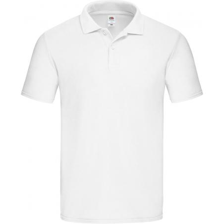 Volwassene wit polo shirt Original