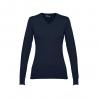 Pullover met vhals voor dames in katoen en polyamide Thc milan women