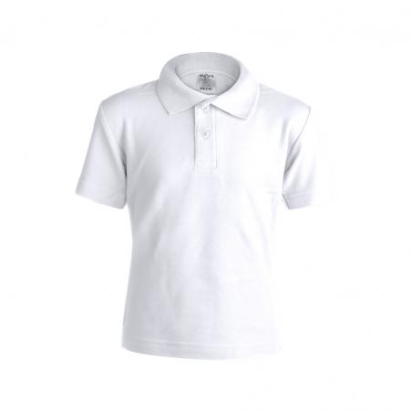 Kinder wit polo shirt keya Yps180