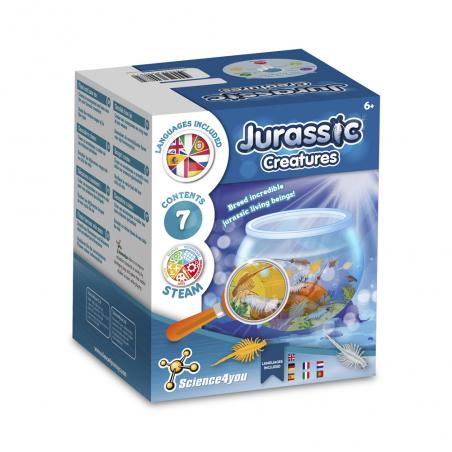 Educatief spel geleverd met een kraftpapier cadeauzakje 115 gm² Jurassic pets kit ii