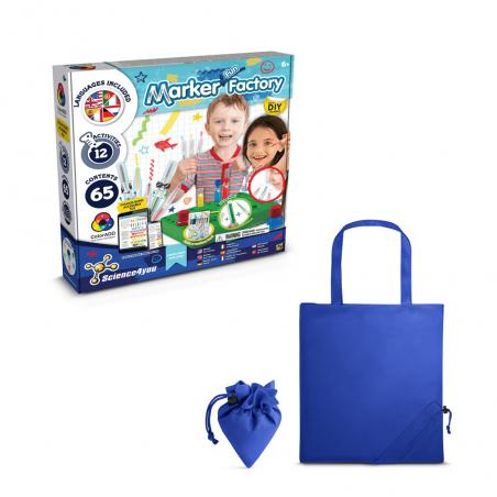 Educatief spel geleverd met een opvouwbaar 190t geschenkzakje Diy pen factory kit ii