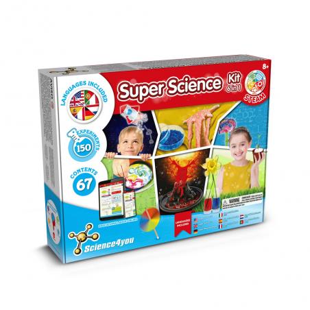 Educatief spel voor kinderen in 1 super science kit i