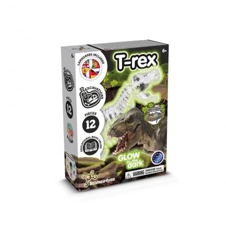 Educatief spel geleverd met een kraftpapier cadeauzakje 115 gm² Fossil excavation kit iii