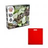 Educatief spel geleverd met een nonwoven cadeauzakje 80 gm² in 1 fossil excavation kit iv