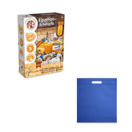 Educatief spel geleverd met een nonwoven cadeauzakje 80 gm² Ancient egypt excavation kit iv