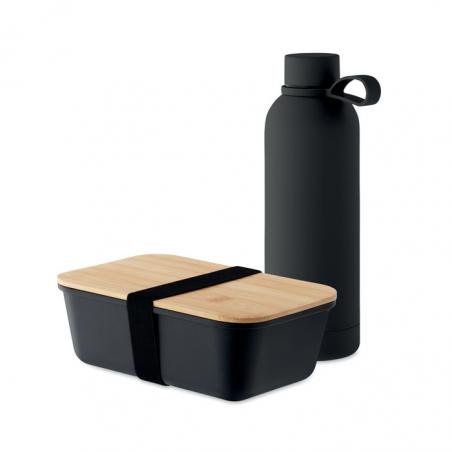 Cadeauset lunchbox en fles Emerald set