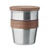 Enkelwandige beker 350ml Walnut