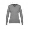 Pullover met vhals voor dames in katoen en polyamide Thc milan women