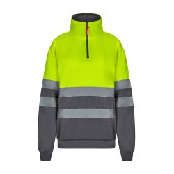 Tweekleurig sweatshirt...