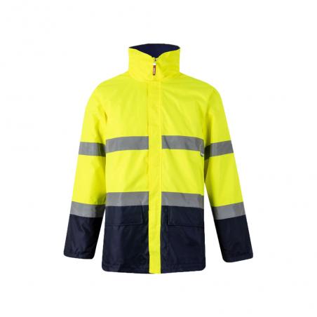 Tweekleurige parka 190gm² van polyester 100% met pucoating Vl themis