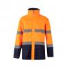 Tweekleurige parka 190gm² van polyester 100% met pucoating Vl themis large