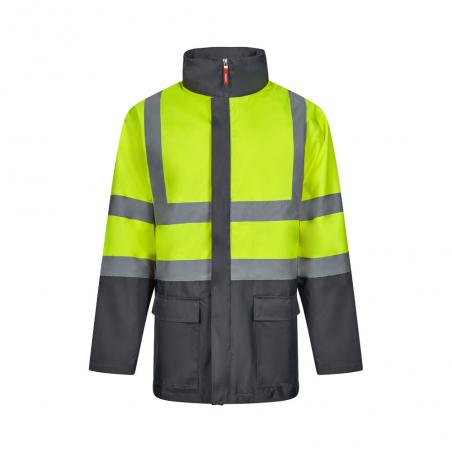 Tweekleurige 4in1 parka 180gm² van polyester 100% met pucoating Vl juno