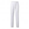 Twill broek 190gm² van katoen 35% en polyester 65%. Wit Vl tyche