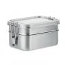 Rvs lunchbox 1200ml Double chan