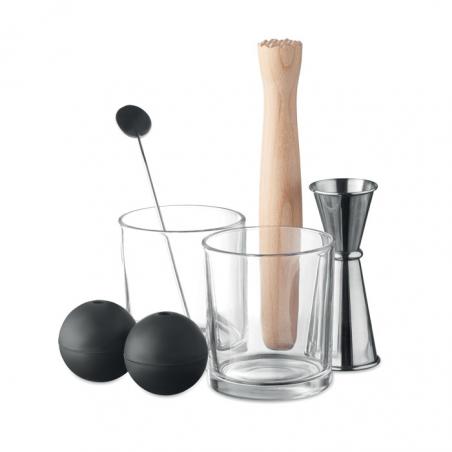 Set van 7 stuks cocktailset Night