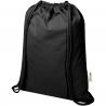 Oregon blend 140 g/m² GRS gerecyclede tas met trekkoord 5 l 