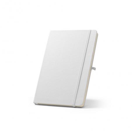 A5 notitieblok in 300d gerecycled polyester 100% rpet met harde kaft en gelinieerde paginas Anne sub