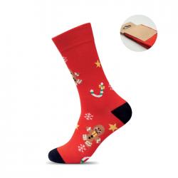 Paar kerstsokken m Soc medium