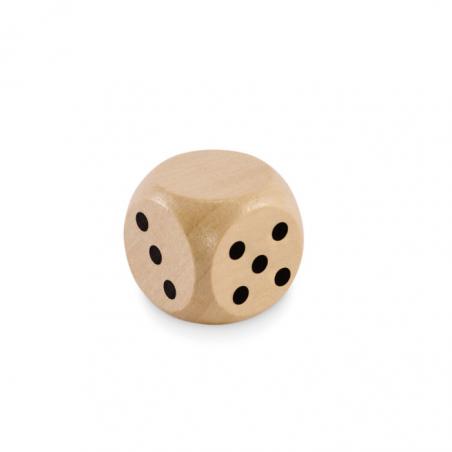 Schima houten dobbelsteen 3cm Dadin