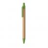 Bamboe balpen met drukknop Itea colour
