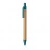 Bamboe balpen met drukknop Itea colour