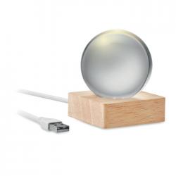 Led glazen bol Light