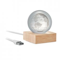 Led wereldbol glazen bol...