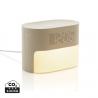 LumaRise RCS gerecycled plastic wekker met witte ruis