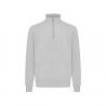 IQONIQ Elgon gerecycled katoen sweater met kwartritssluiting