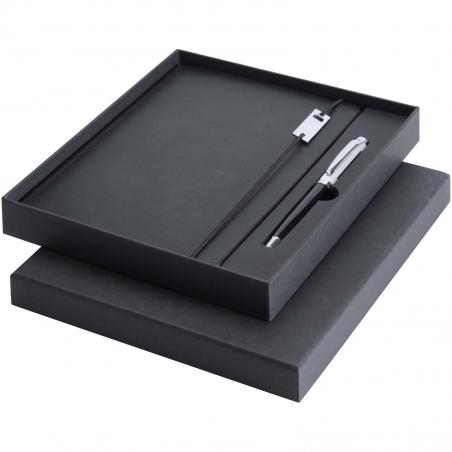 Legato elegance a5 notitieboek met harde kaft en rollerbalpen set 