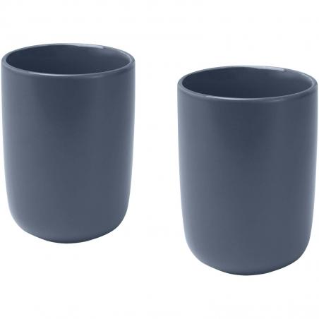 Male keramische bekers van 350 ml, set van 2 