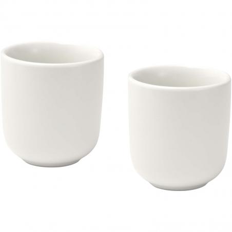 Male keramische espressokopjes van 90 ml, set van 2