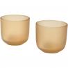 Male glazen bekers van 200 ml, set van 2 
