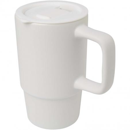 Carter 450 ml mok van keramiek met plastic deksel 